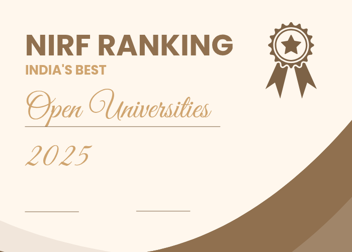 NIRF Rankings for India's Best Open Universities 2025